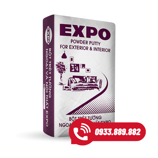 Bột trét tường ngoại và nội thất Expo (tím)
