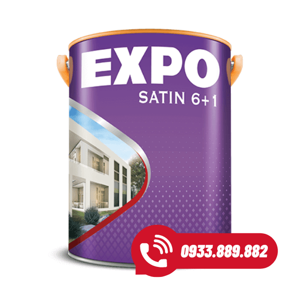 Sơn nước ngoại thất bóng Satin 6+1