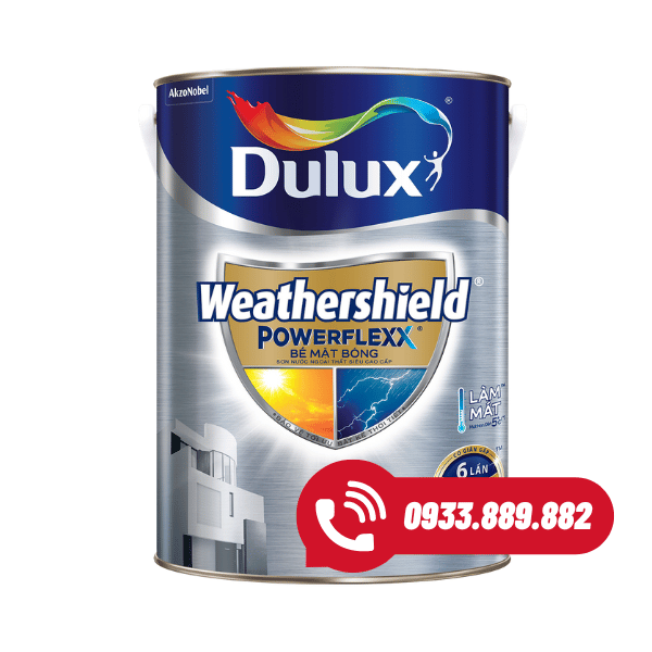 Dulux Weathershield Powerflexx Bề Mặt Bóng