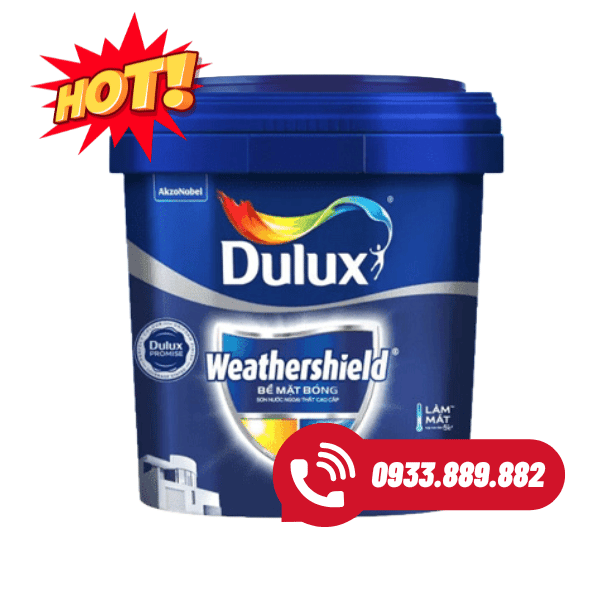 Dulux Weathershield Bề Mặt Bóng