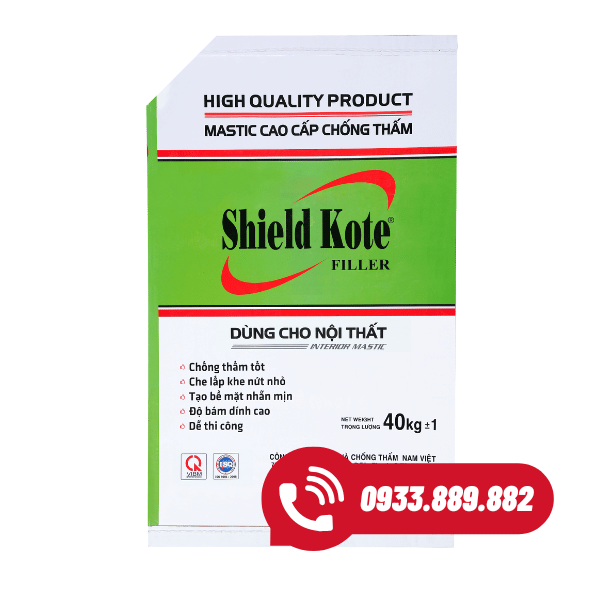 Bột trét nội thất shield kote