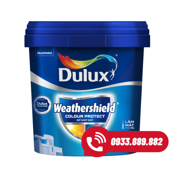 Dulux Weathershield Colour Protect Bề Mặt Mờ
