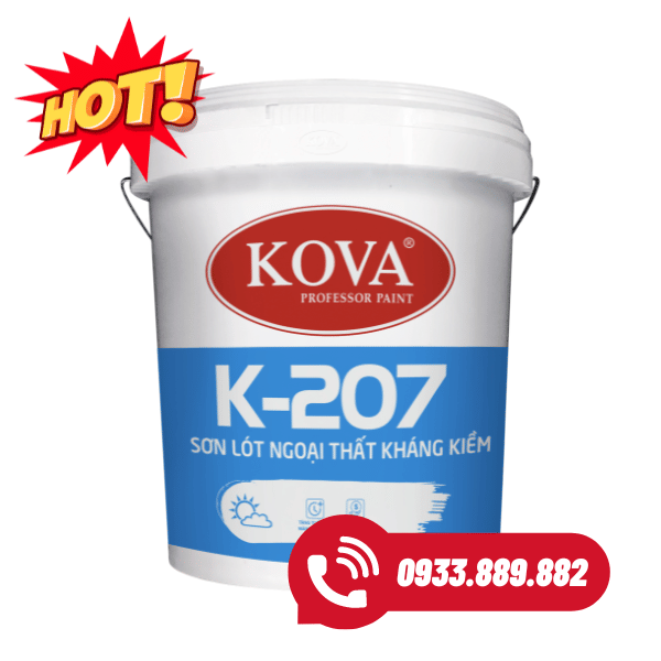 Sơn lót ngoại thất kháng kiềm Kova K-207