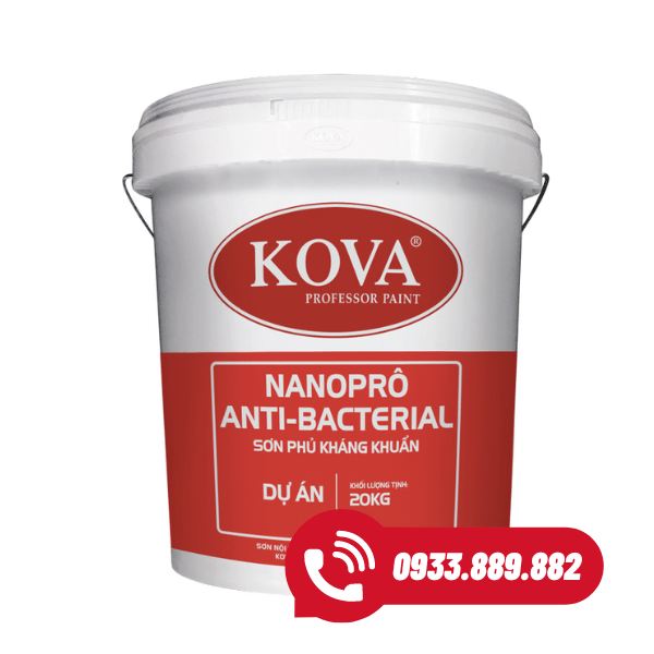 Sơn nội thất kháng khuẩn siêu cao cấp Kova Nano Anti Bacteria