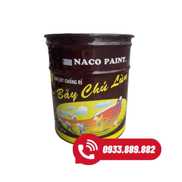 Sơn chống rỉ đỏ nâu Naco