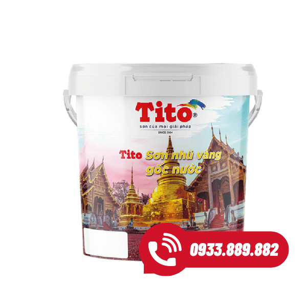 Tito sơn nhũ vàng