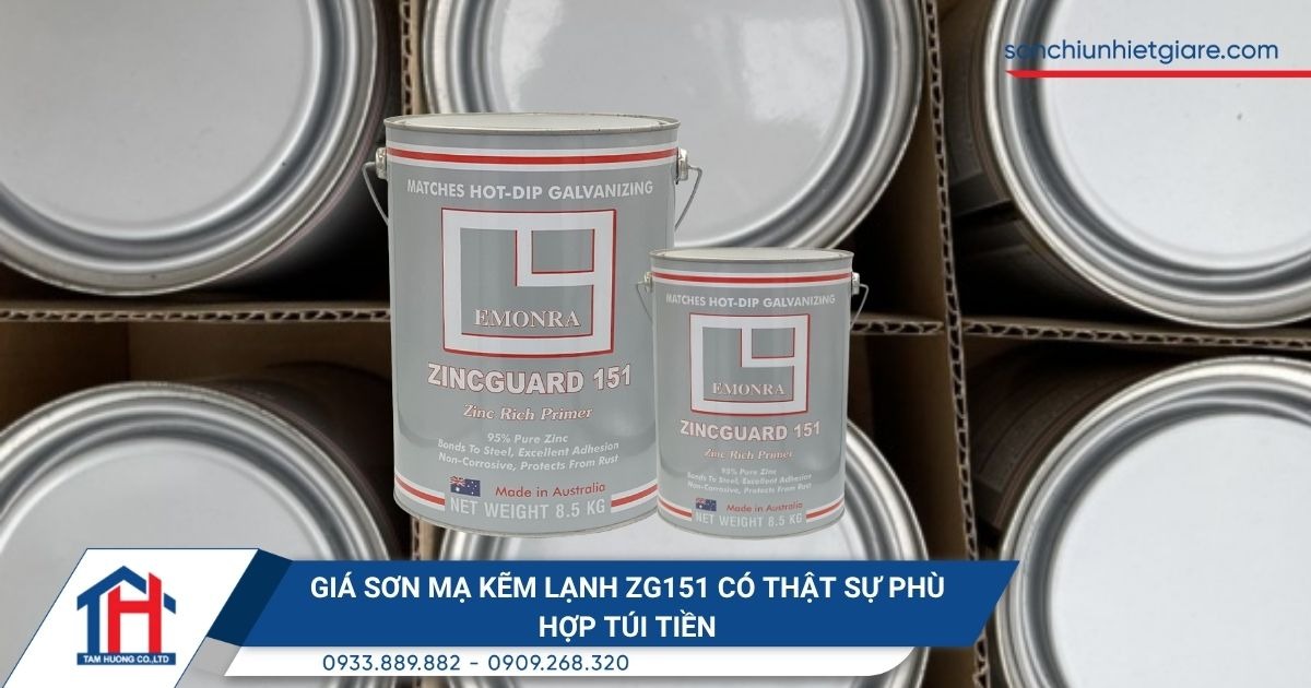 Giá sơn mạ kẽm lạnh ZG151 có thật sự phù hợp túi tiền?