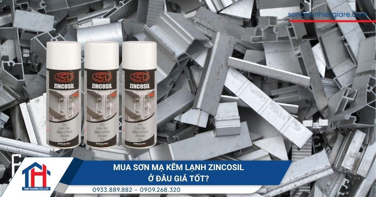 Mua sơn mạ kẽm lạnh ZinCosil ở đâu giá tốt?