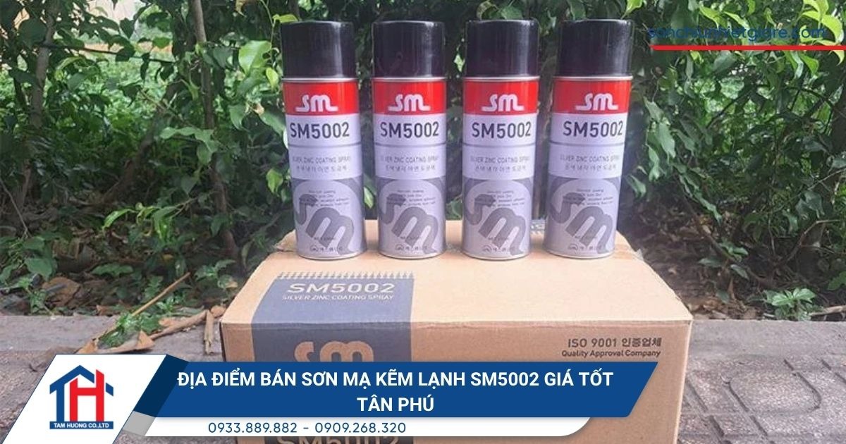 Địa điểm bán sơn mạ kẽm lạnh SM5002 giá tốt Tân Phú