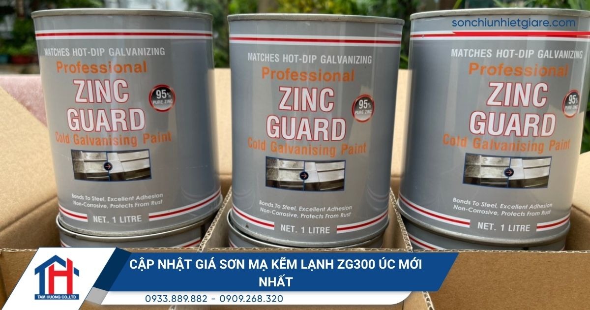 Bảng giá sơn mạ kẽm lạnh ZG400 hiện hành
