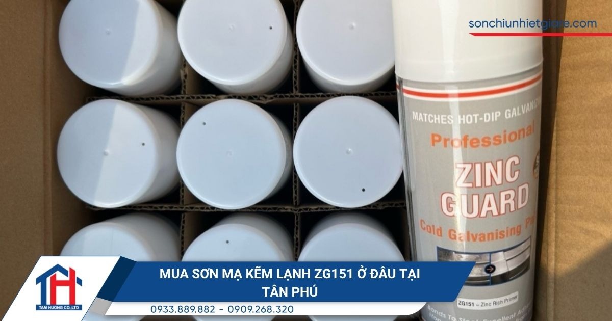 Mua sơn mạ kẽm lạnh ZG151 ở đâu tại Tân Phú?