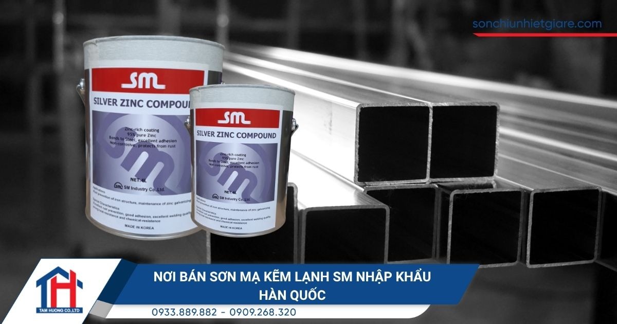 Nơi bán sơn mạ kẽm lạnh SM nhập khẩu Hàn Quốc