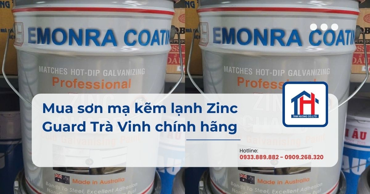 Mua sơn mạ kẽm lạnh Zinc Guard Trà Vinh chính hãng