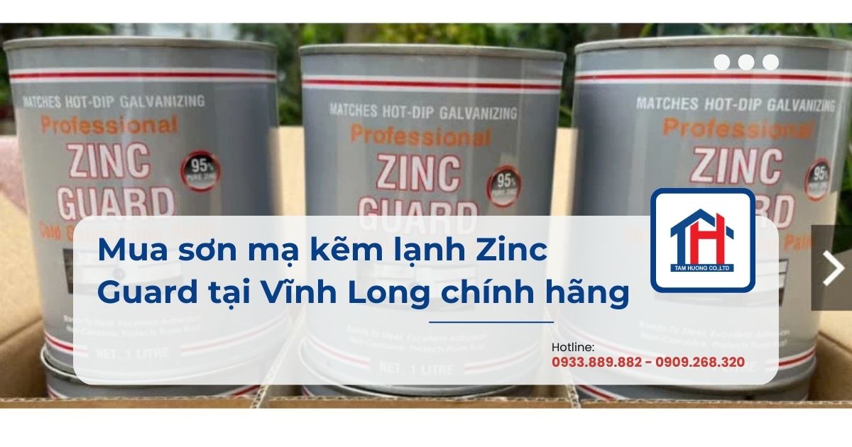 Mua sơn mạ kẽm lạnh Zinc Guard tại Vĩnh Long chính hãng
