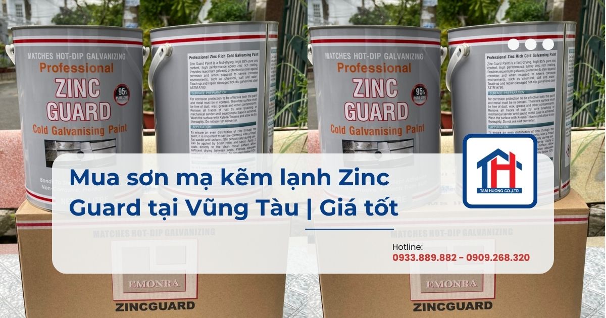 Mua sơn mạ kẽm lạnh Zinc Guard tại Vũng Tàu | Giá tốt