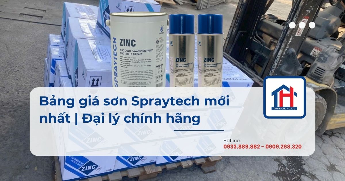 Bảng giá sơn Spraytech mới nhất | Đại lý chính hãng