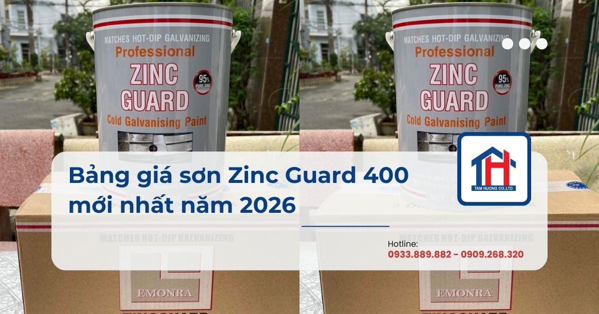 Bảng giá sơn Zinc Guard 400 mới nhất năm 2026