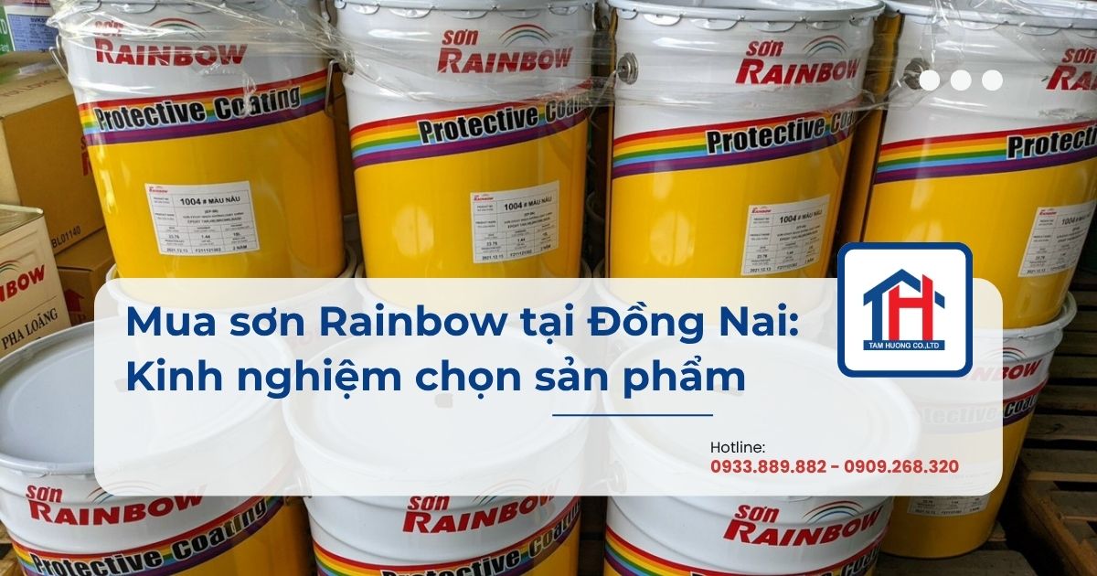 Mua sơn Rainbow tại Đồng Nai: Kinh nghiệm chọn sản phẩm