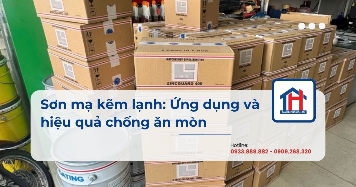 Sơn mạ kẽm lạnh: Ứng dụng và hiệu quả chống ăn mòn