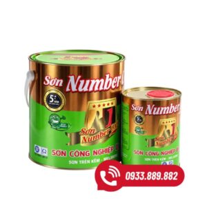 Sơn 2K number one SD-014 xanh rêu giá rẻ tại sơn Tâm Hương